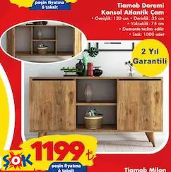 TİAMOB DOREMİ KONSOL ATLANTİK ÇAM